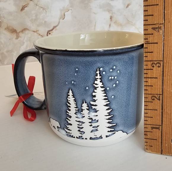Global Design Forest Bear Holiday Coffee Mug Cup - Picture 6 of 10